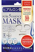 Japan Gals Маска с гиалуроновой кислотой "Pure5 Essential" 30 шт