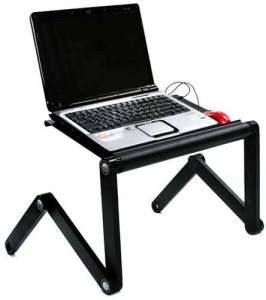 Алюминиевый стол для ноутбука ― Телемагазин Топ Шоп Омск